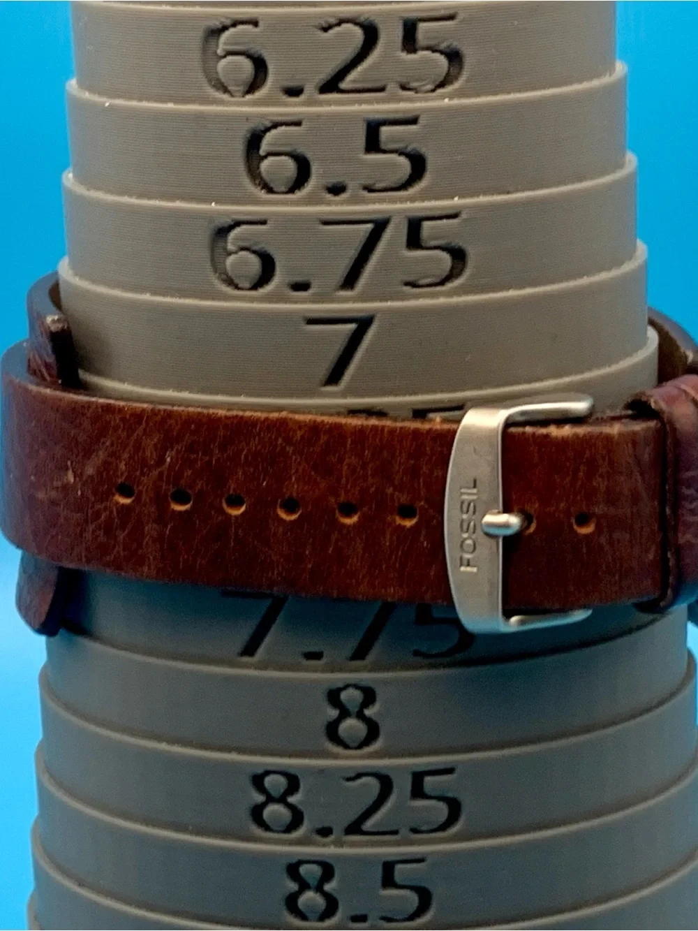 FOSSIL BIG TIC JR-8163 Men’s Vintage Ana-Dig Wristwatch Bund Band Works New Batt